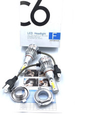 Комплект автомобільних LED ламп C6 H4 Світлодіодні лампи (5538)